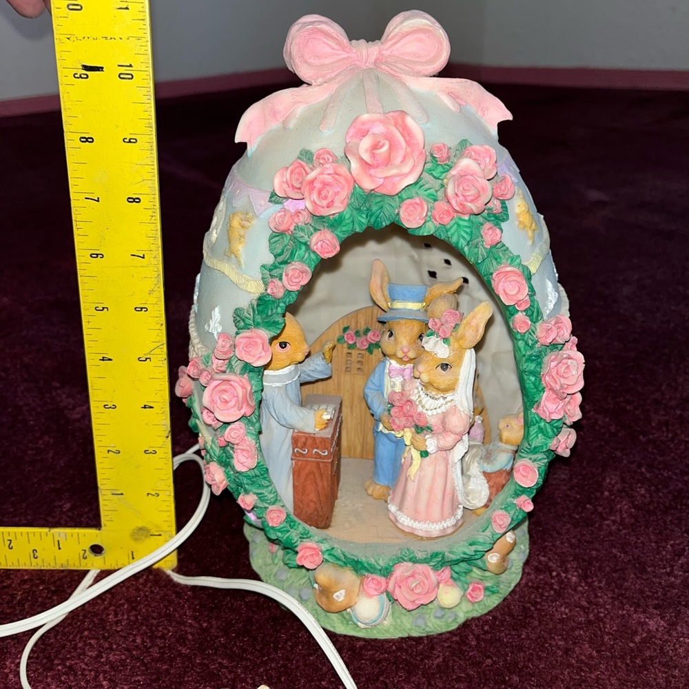 Easter Rabbit Egg Wedding Chapel (with lights)